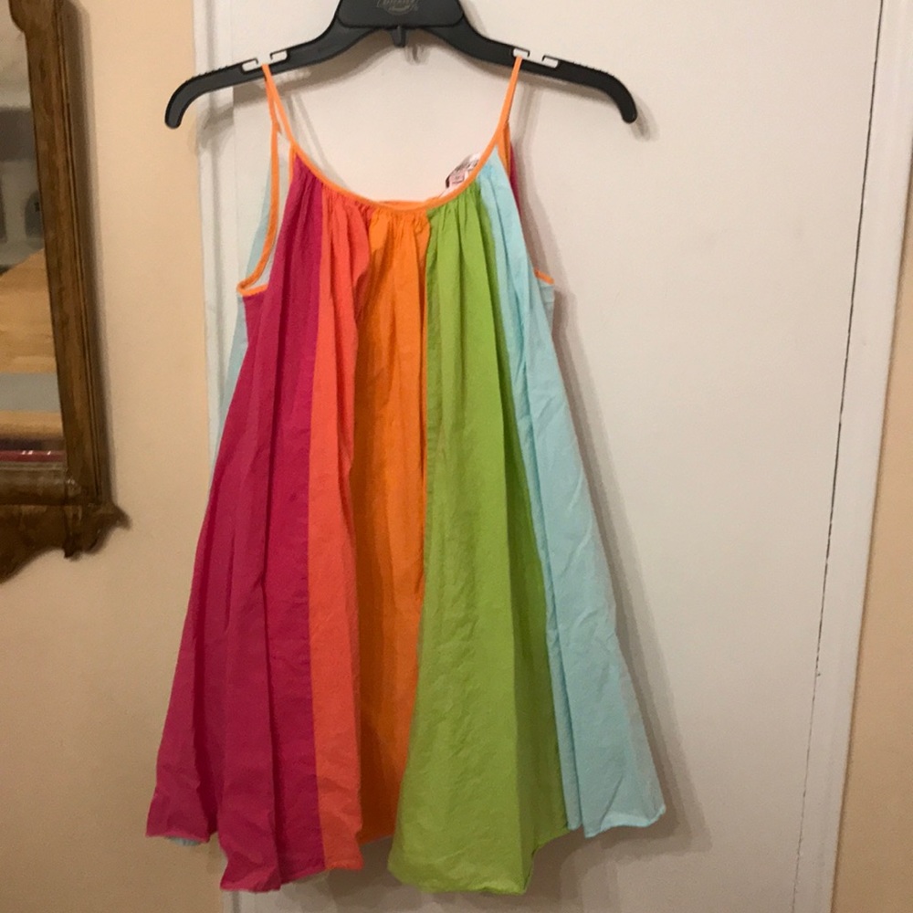 Halabaloo Lined Rainbow Twirl Dress, 12, EEUC!